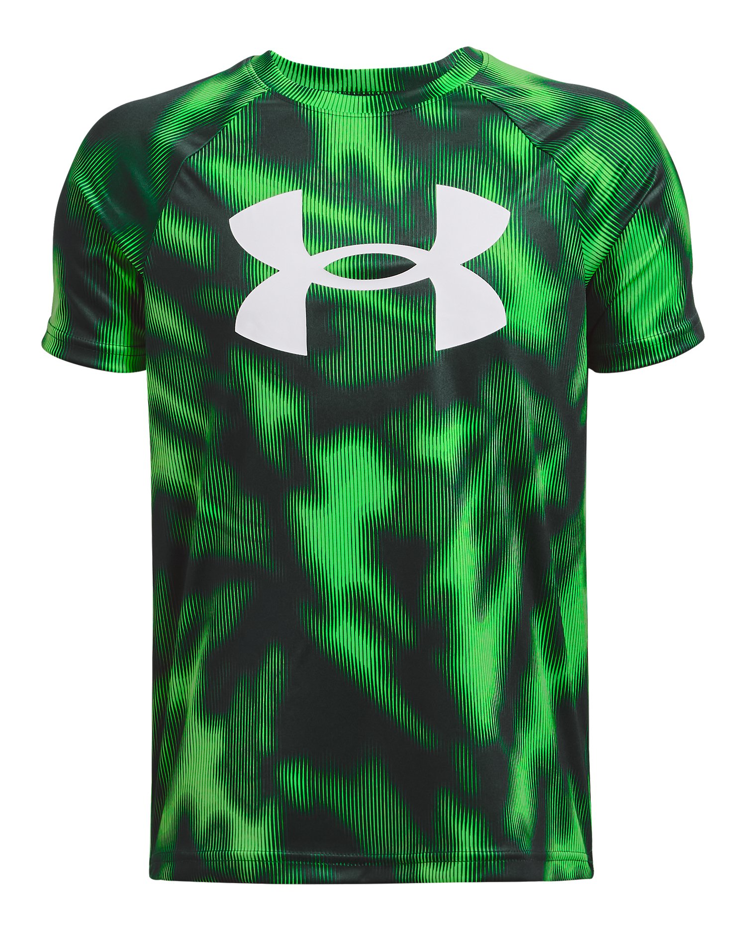 UA Tech Big Logo Printed Boys' Short Sleeve 41