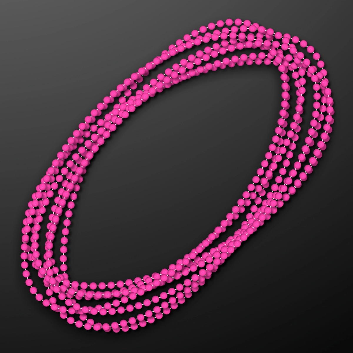 7MM 33" Round Beaded Necklaces 36
