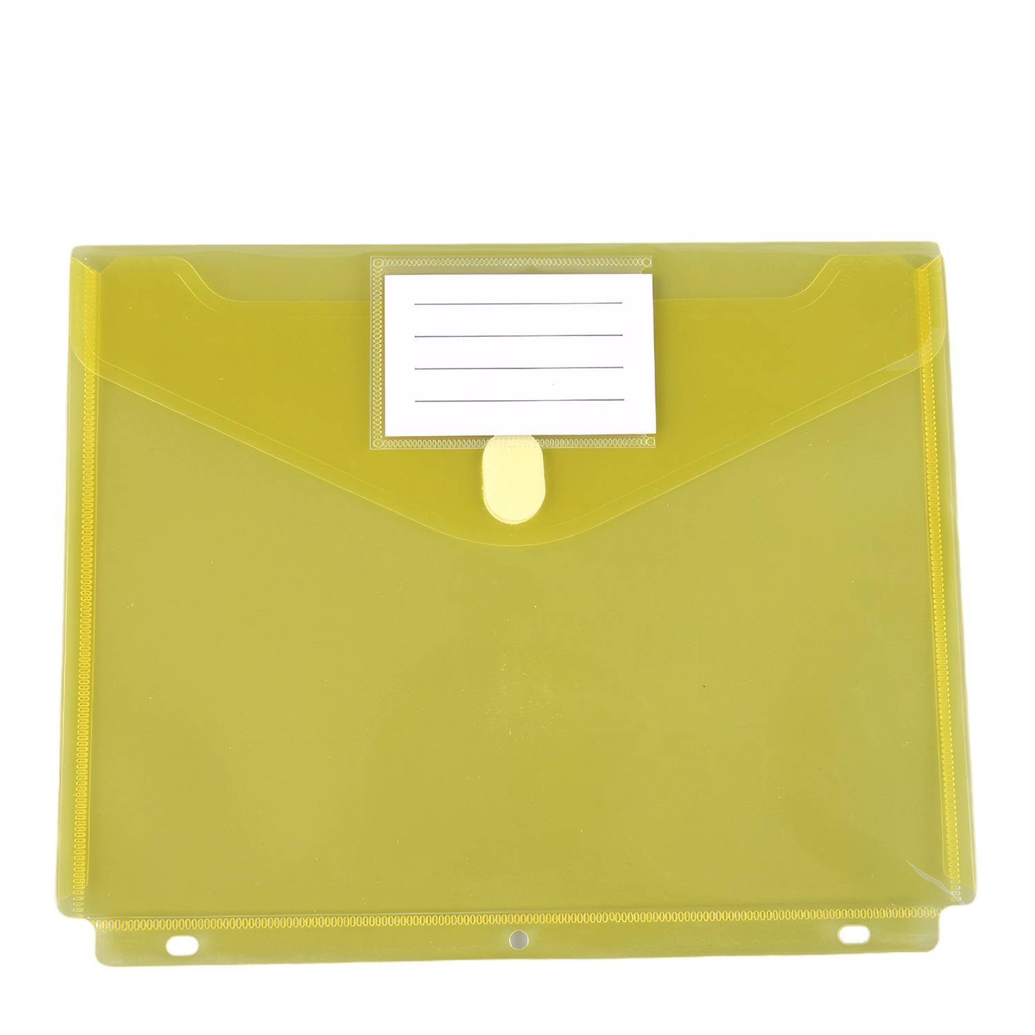 A4 Plastic File Folder w/ Label Pocket 1