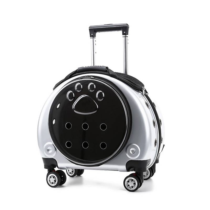 Full Transparent Pet Trolley Box Dog Bag 13