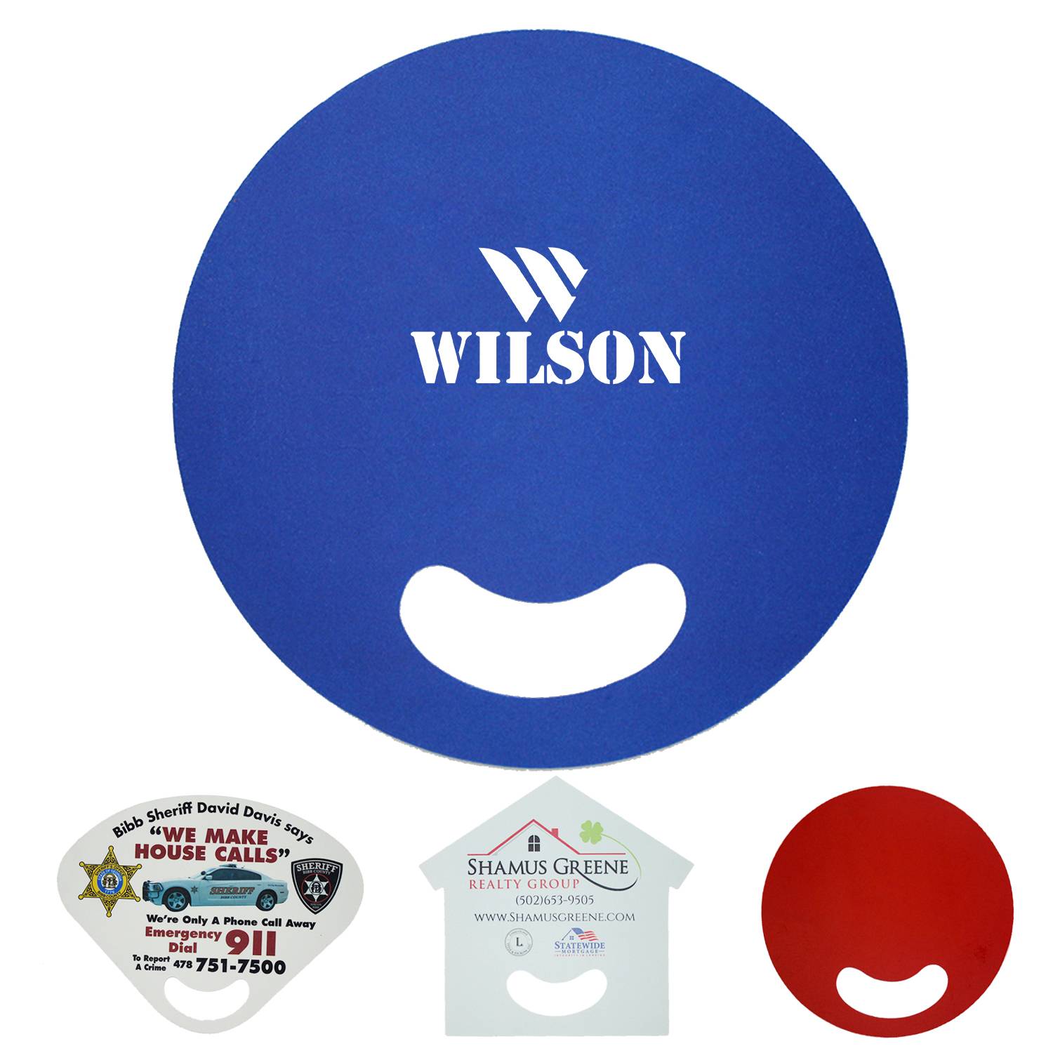 7"x 7" Stickless Customized Handheld Fan 10