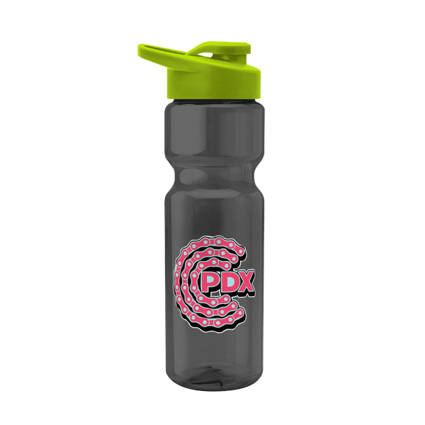 Blazer 28oz Transparent Bike Bottle w/Drink-thru Lid 215