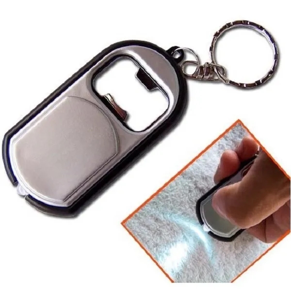 Bottle Opener Keychain With LED Light 2