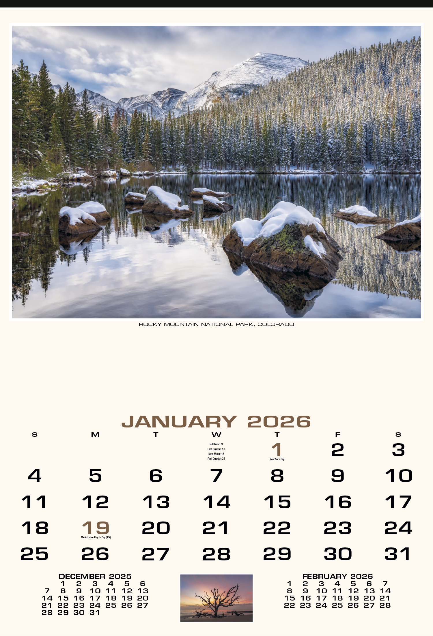 HotLine® Products Scenic America® Executive Calendar 23