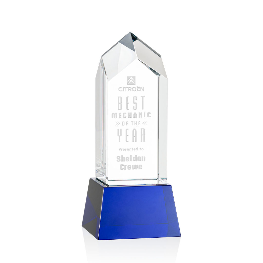 Clarington Award on Base - Blue 9