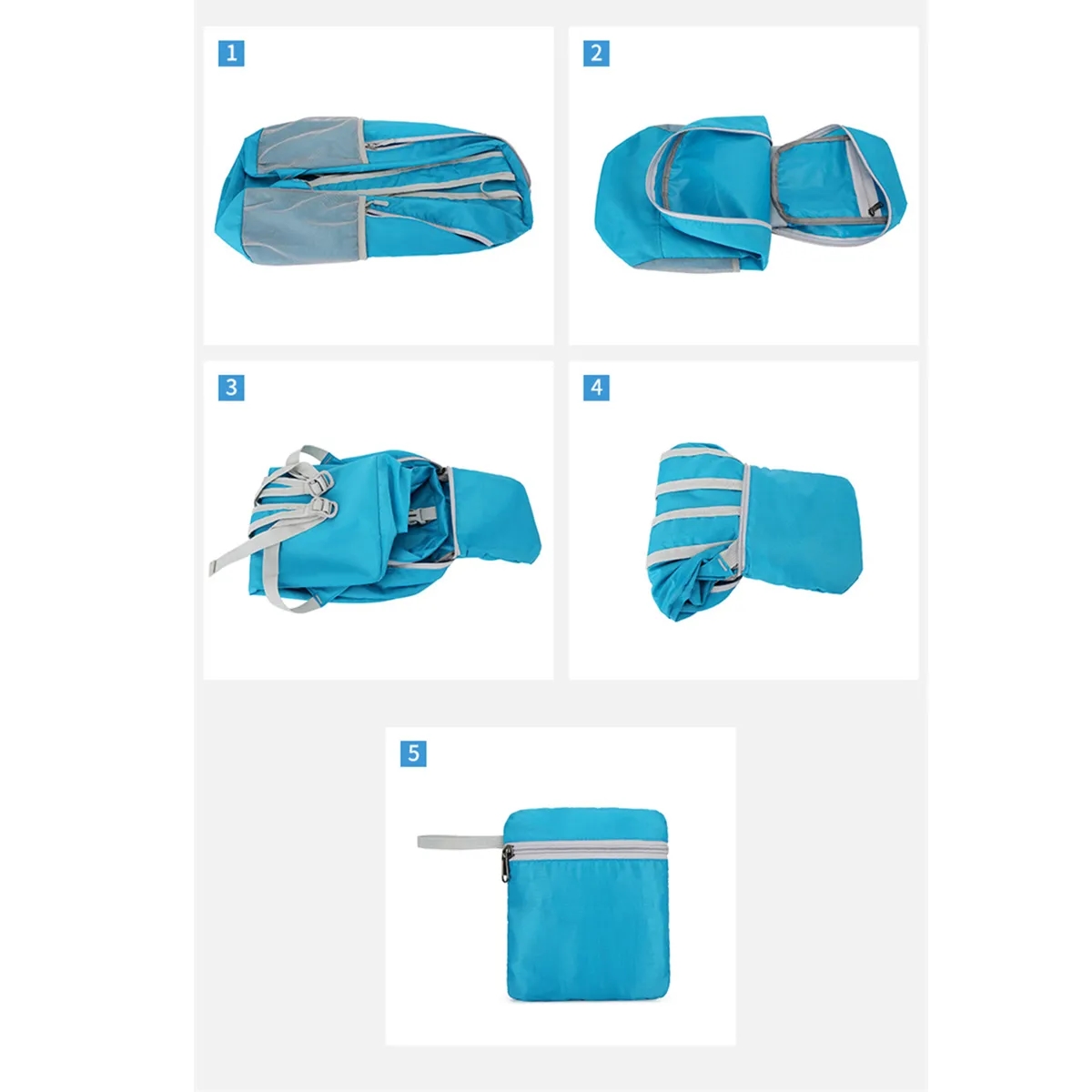 Stock Foldable Waterproof Lightweight Sports Backpack 2