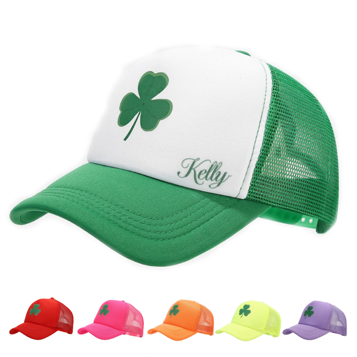 St Patrick's Day Breathable Shamrock Cap 2