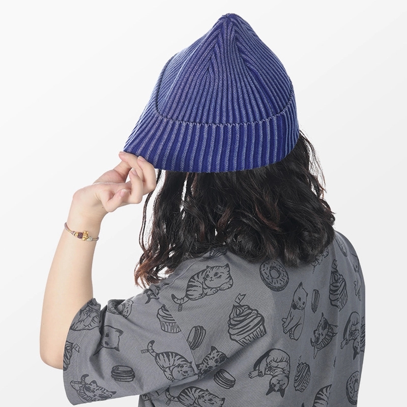 Custom Beanie Hats Winter Knitted Caps Unisex 4