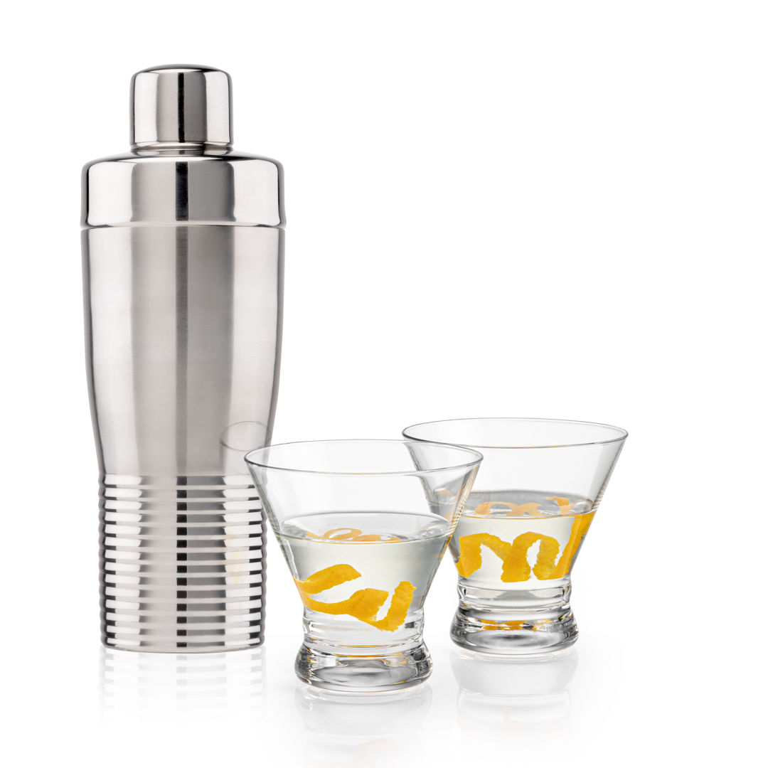Genoa Shaker & Rideau Martini Set 12