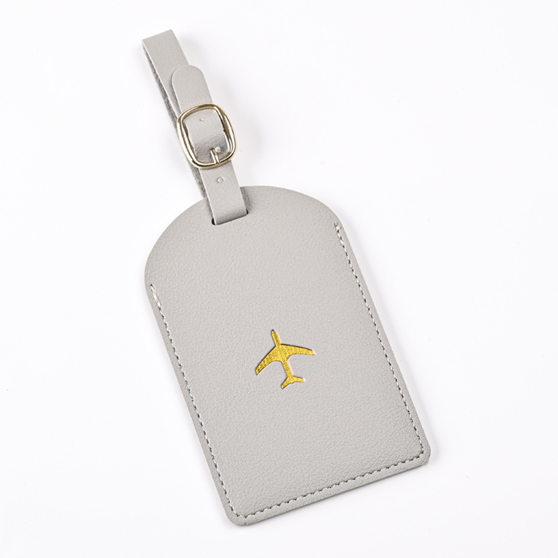 PU Leather Stamping Aircraft Boarding Pass Hanging Tag 1