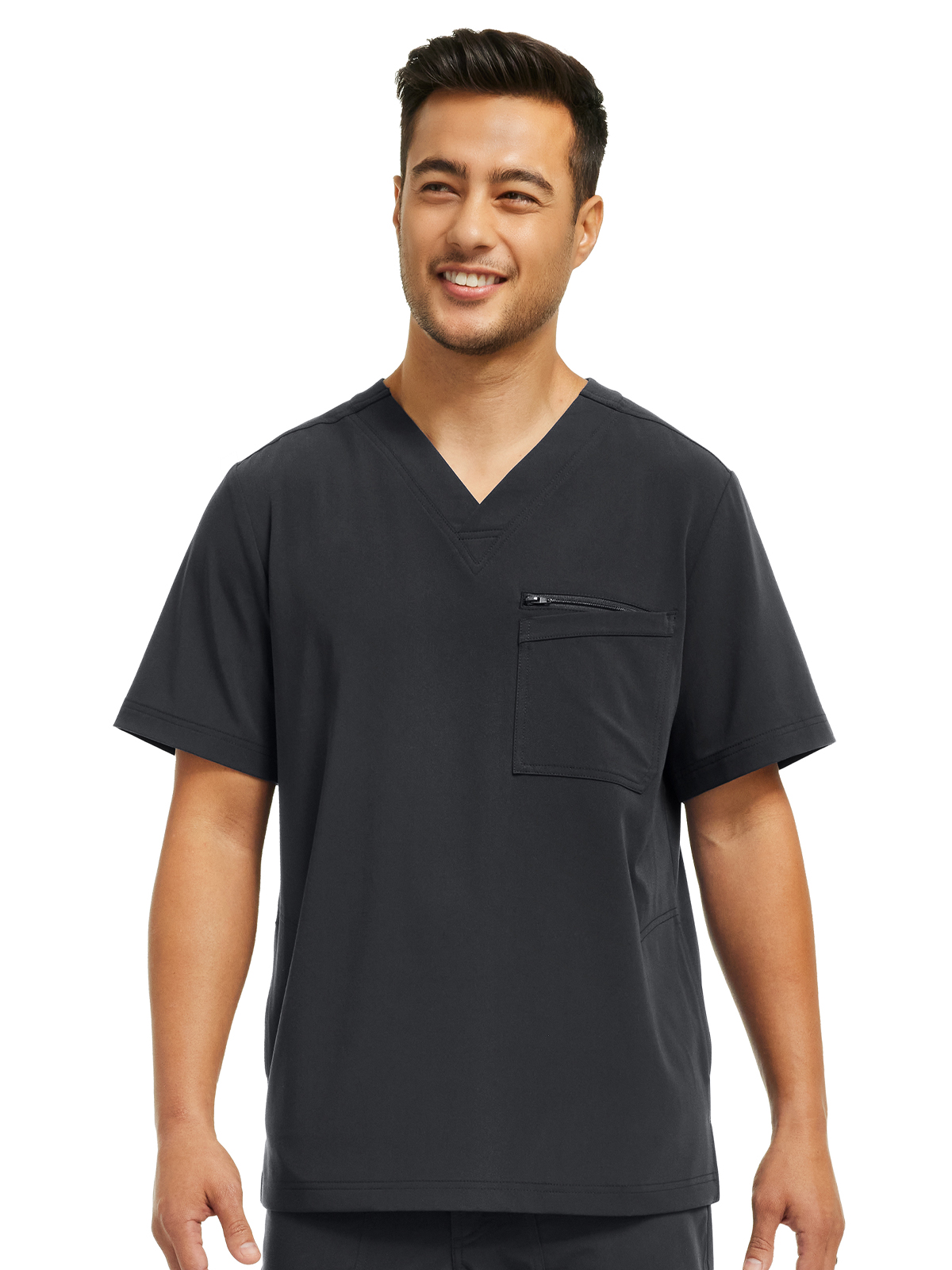 White Cross - CRFT - Men's Four-Pocket V-Neck Top 4
