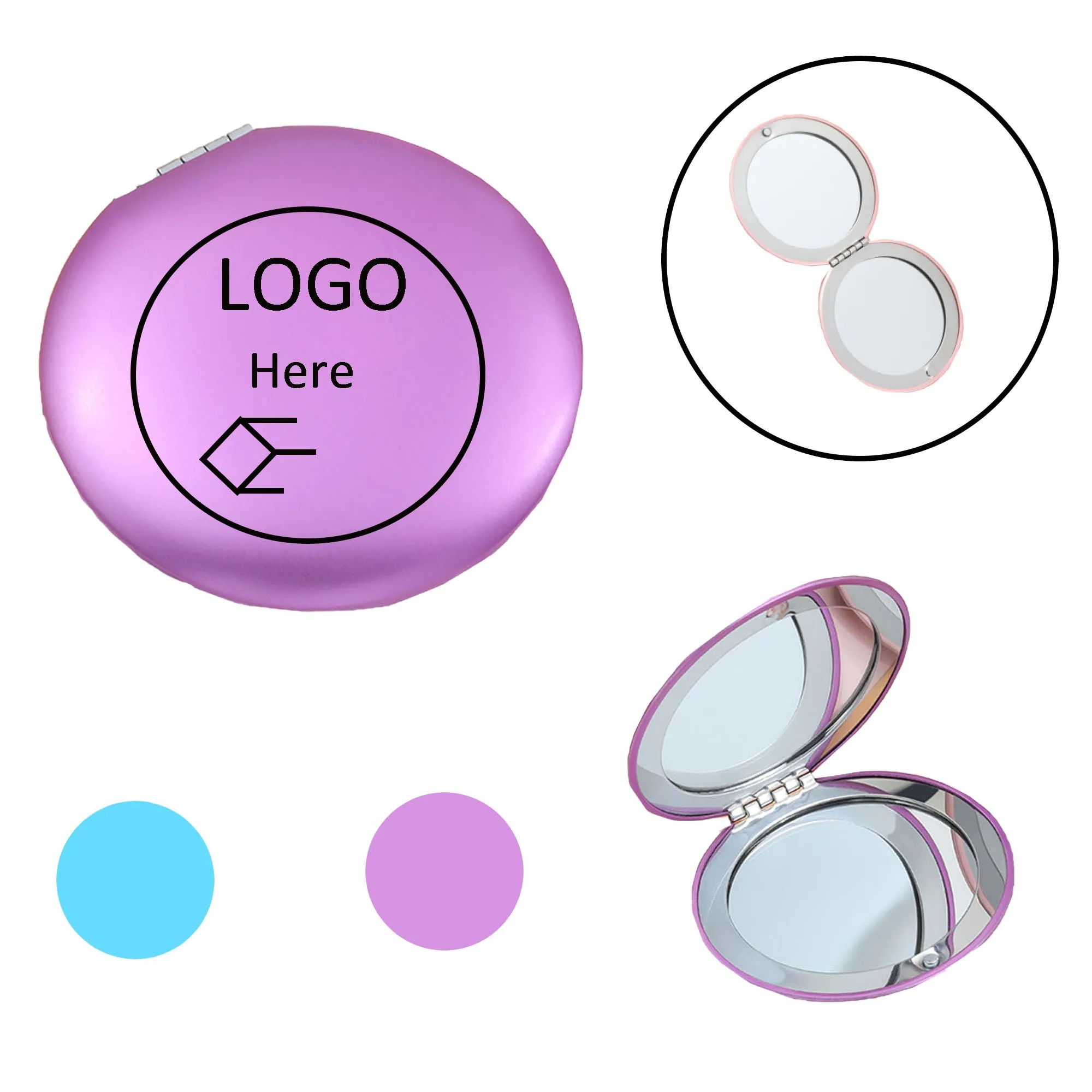 Mirror Looking Glass Keychain