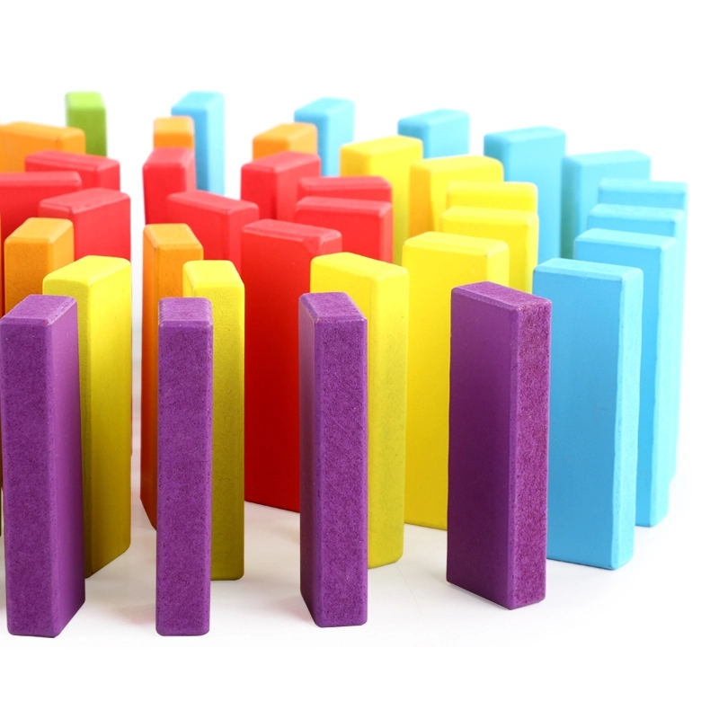 54 PCS Wooden Stacking Block for Children Big Size 3