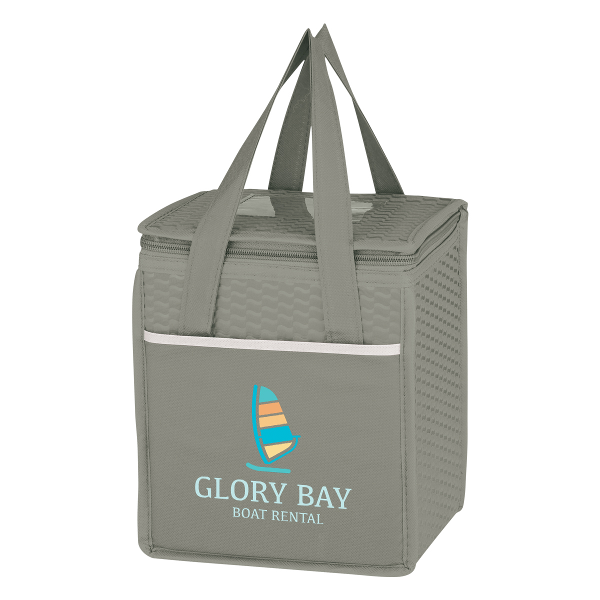 Non-Woven Wave Design Kooler Lunch Bag 4