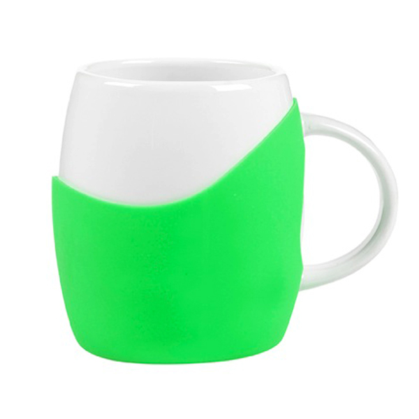 14 oz Rotunda with Silicone Band Mug 39