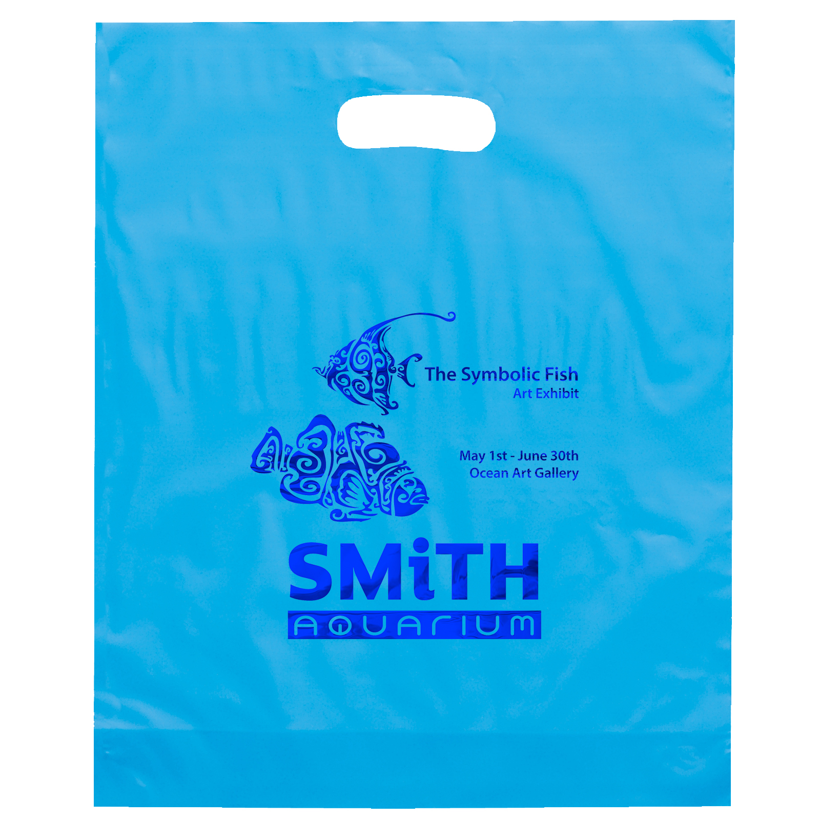 Orchid™- Frosted Brite Die Cut Handle - Foil Print 3