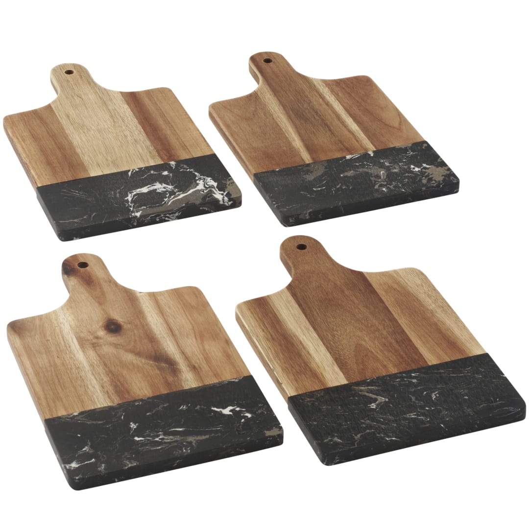 Black Marble and Wood Cutting Board 49