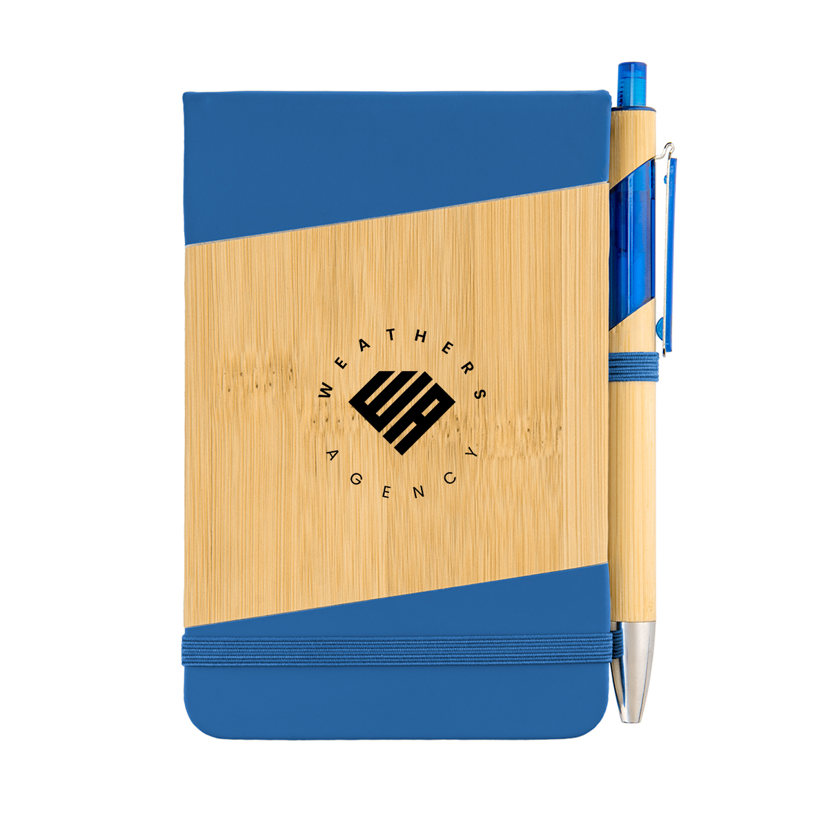 Bamboo Look Jotter & Pen 6