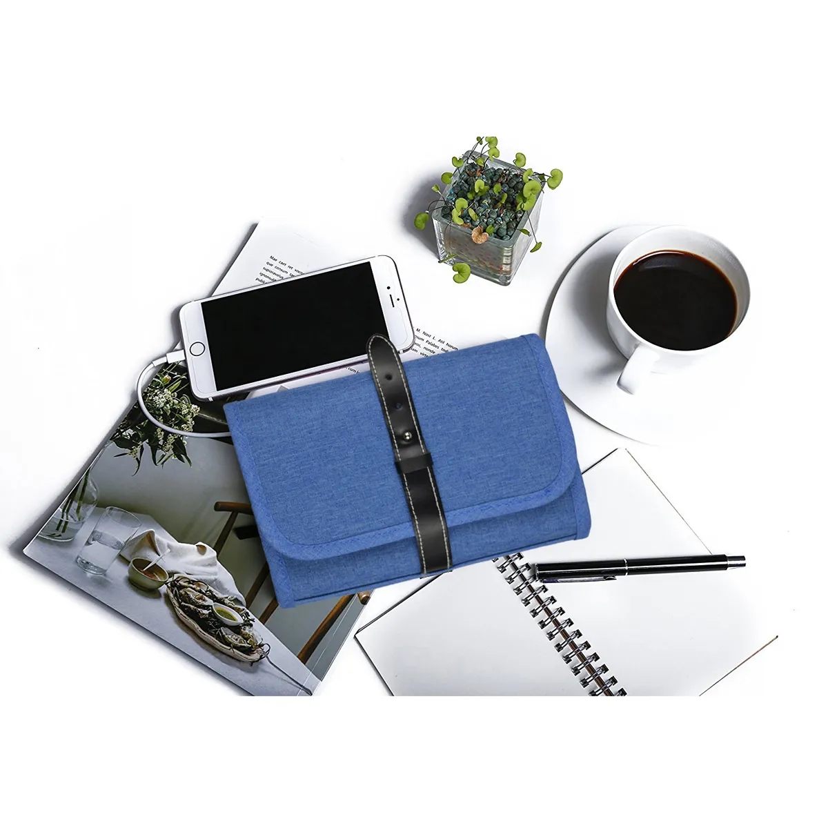 Custom Portable Compact Travel Electronics Organizer Bag 1