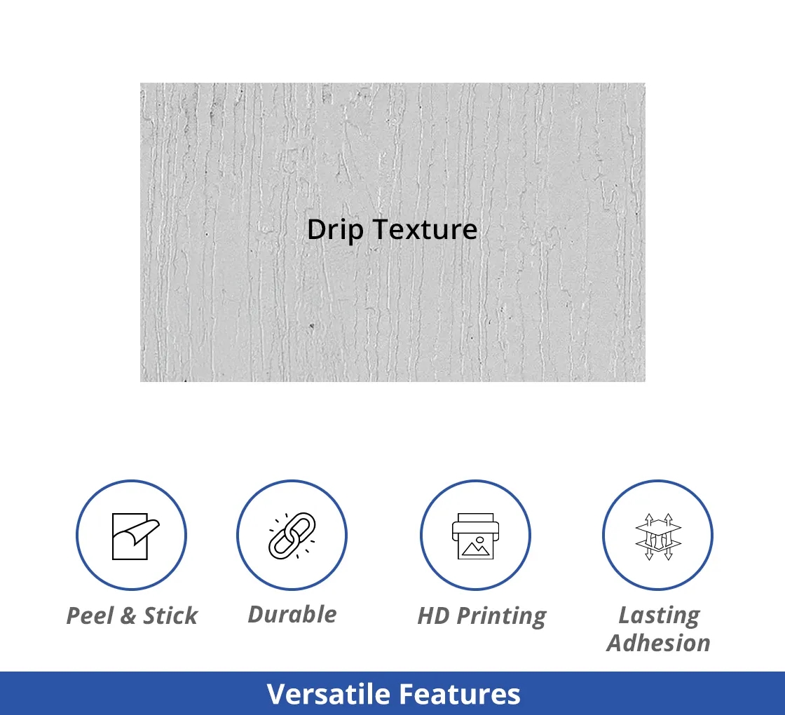 Custom Wall Murals - Drip (12" x 12"/sqft) 1