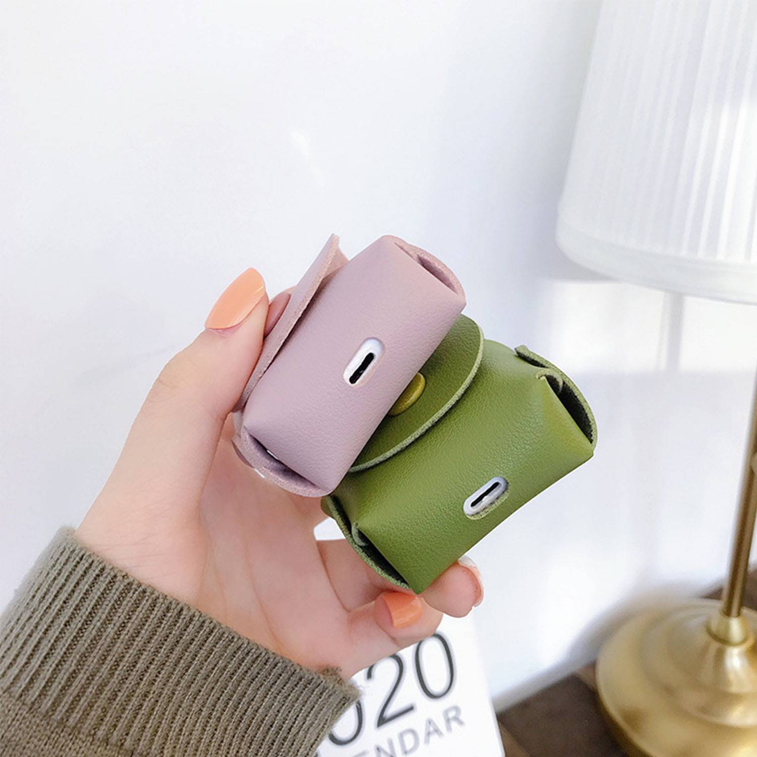 PU Leather Bluetooth Headset Protective Case 1