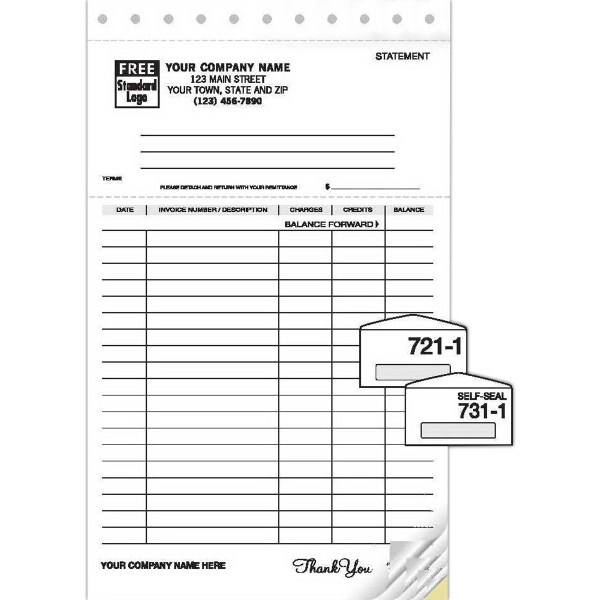 Statements With Ledger, Classic, Lined 2