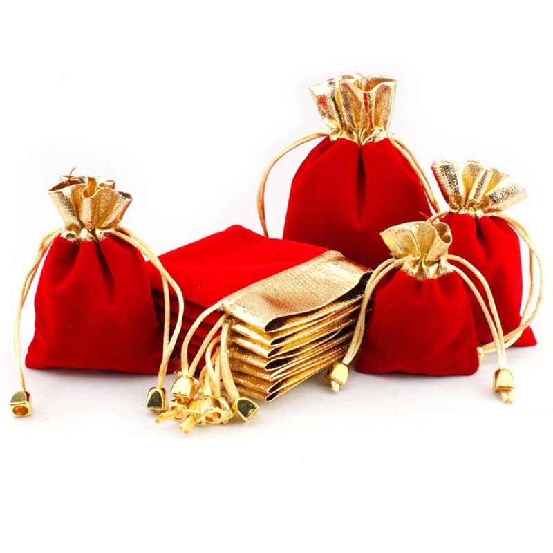 Velvet Drawstring Pouches Jewelry Gift Bag 1