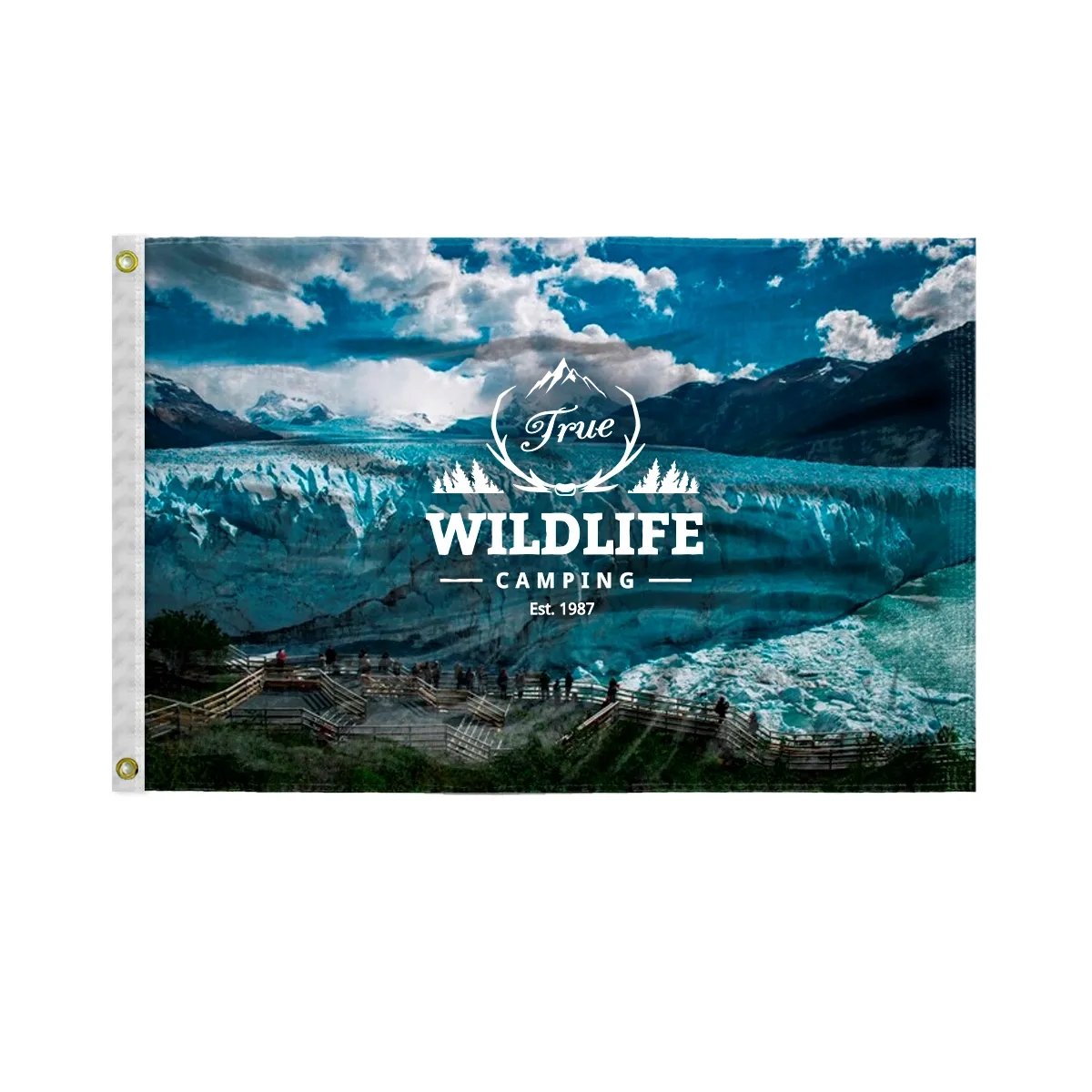 Custom Digital Print Flag 2' x 3' Silk Poly 2