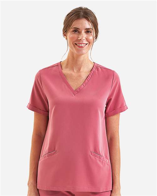 Women's Invincible V-Neck Stretch Scrub Top - NN310 9