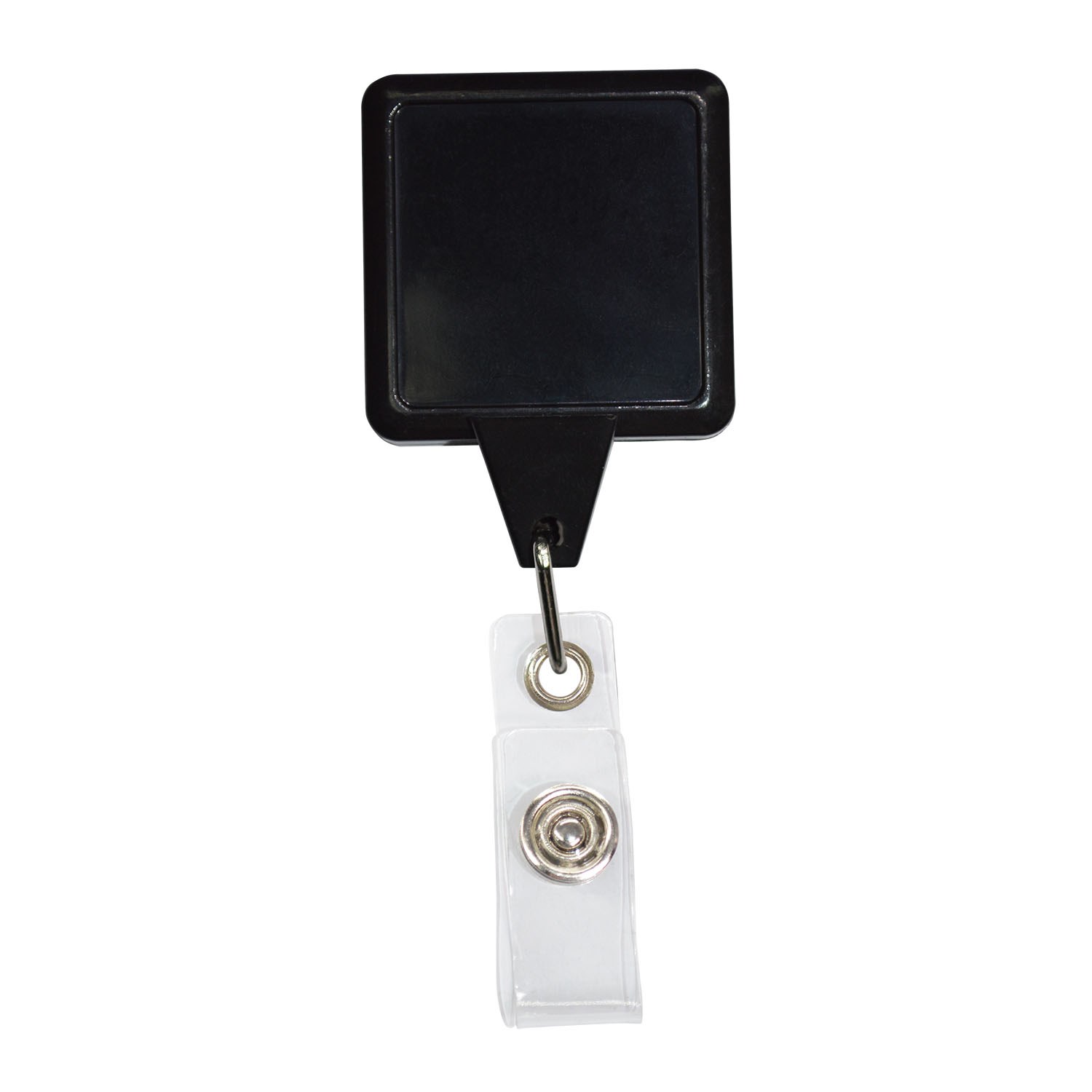 Big Log Square Retractable Badge Reel w/ Belt Clip