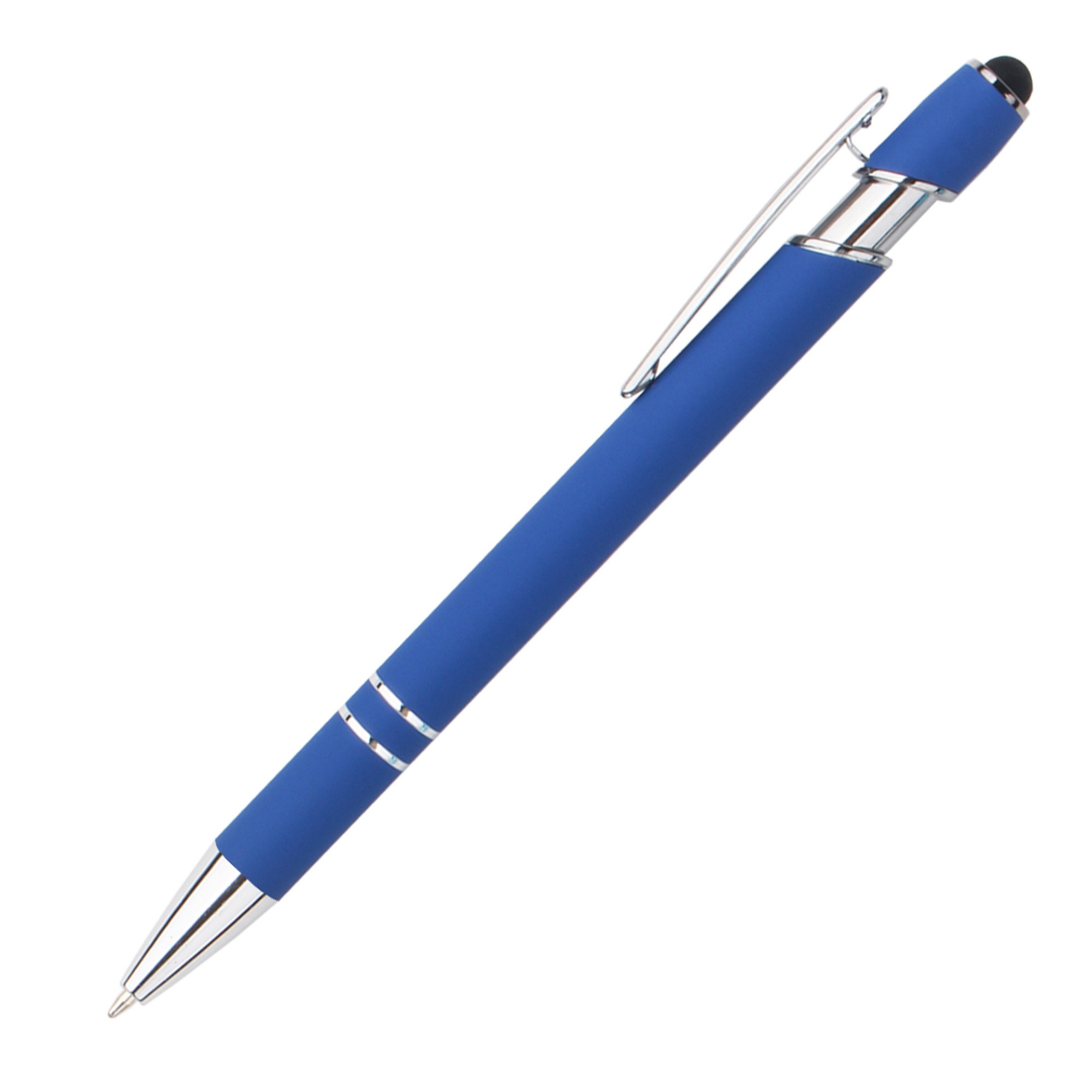 Stylus Tip Metal Ballpoint Pen 2-in-1 Retractable Design 16