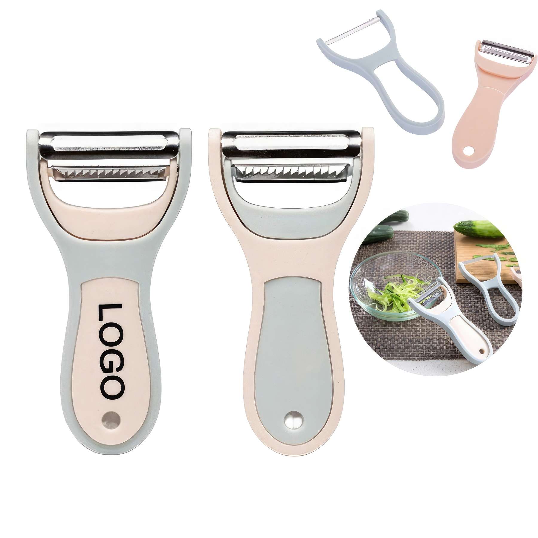 2 in 1 Multi-function Stainless Steel Peeler 2