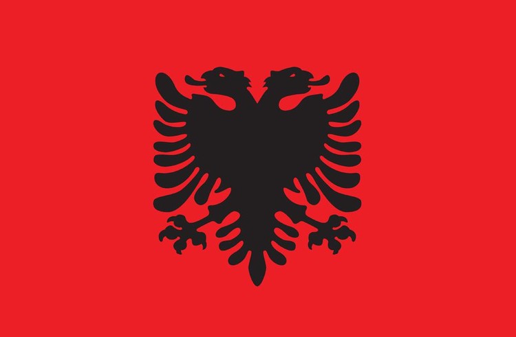 Albania Flag - 3' x 5' - Nylon 2