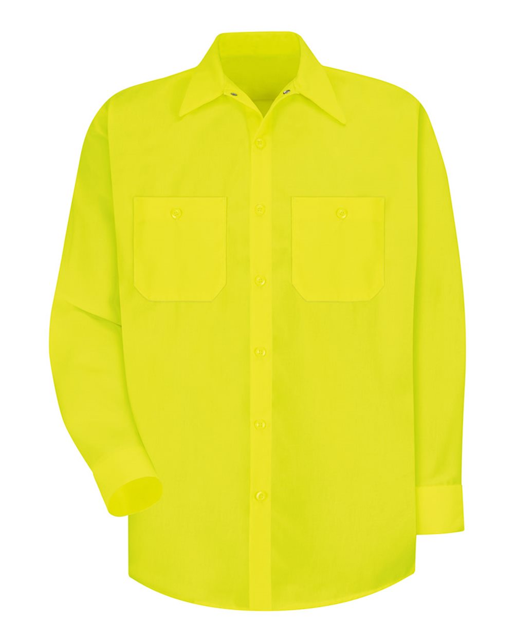 Men's Enhanced Visibility Long Sleeve Work Shirt - SS14 3