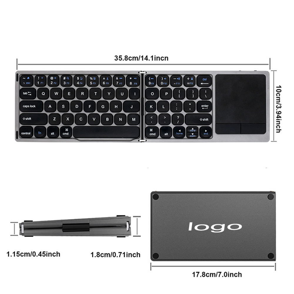 Touch pad; Folding keyboard; TYPE-C charging keyboard; Portable office; Mini foldable keyboard; 5