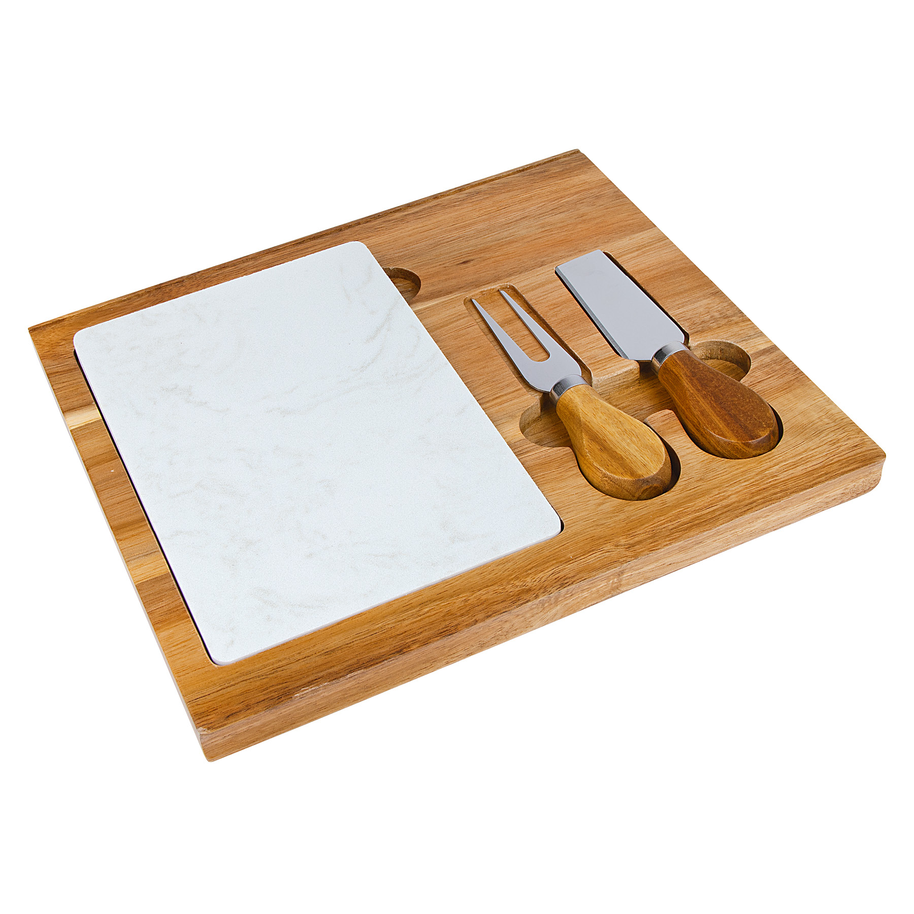 Carson 4-Piece Acacia Wood Cheese Set 4