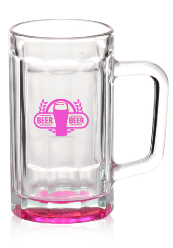 15 oz. Sports Fan Glass Beer Mugs 14