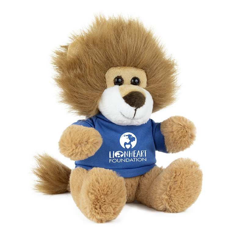 "FLUFFY THE FIERCE" 6" Plush Teddy Lion 6