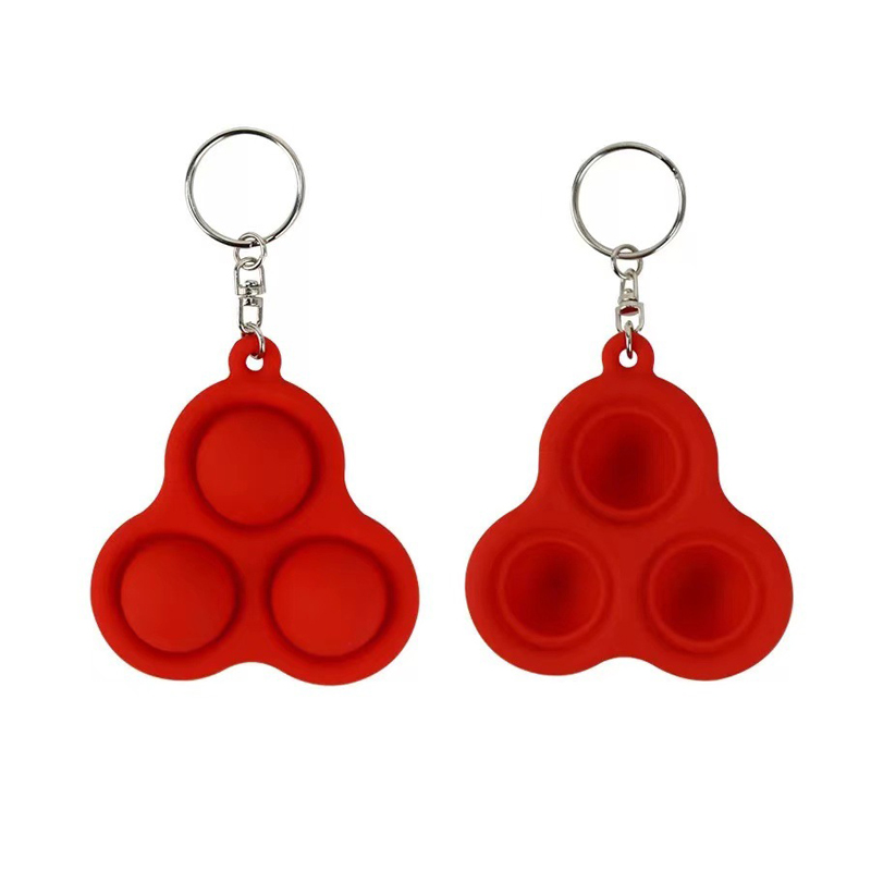 Silicone 3Bubbles Simple Dimple Fidget Popper Therapy Toys 3