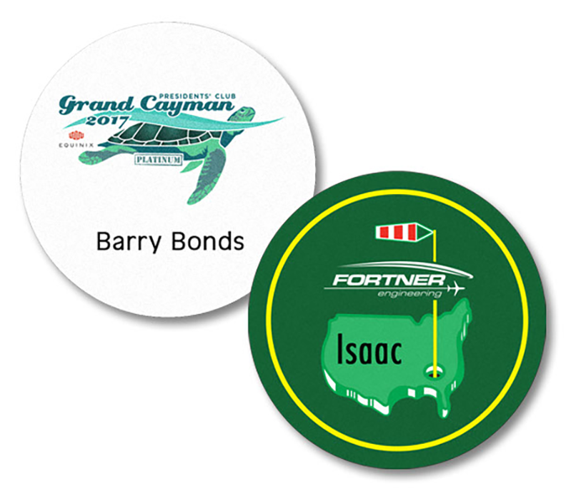 The Ares full color name badge 2.5" Circle 4