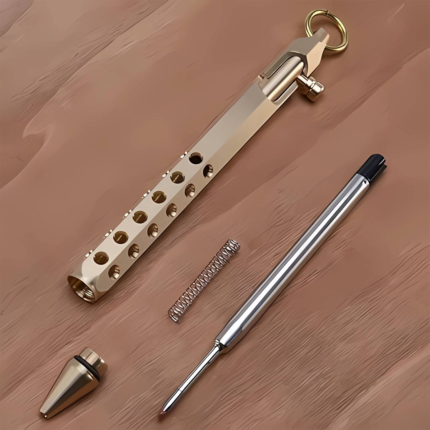 Metal Tactical Pen with Reflls and Clip 7