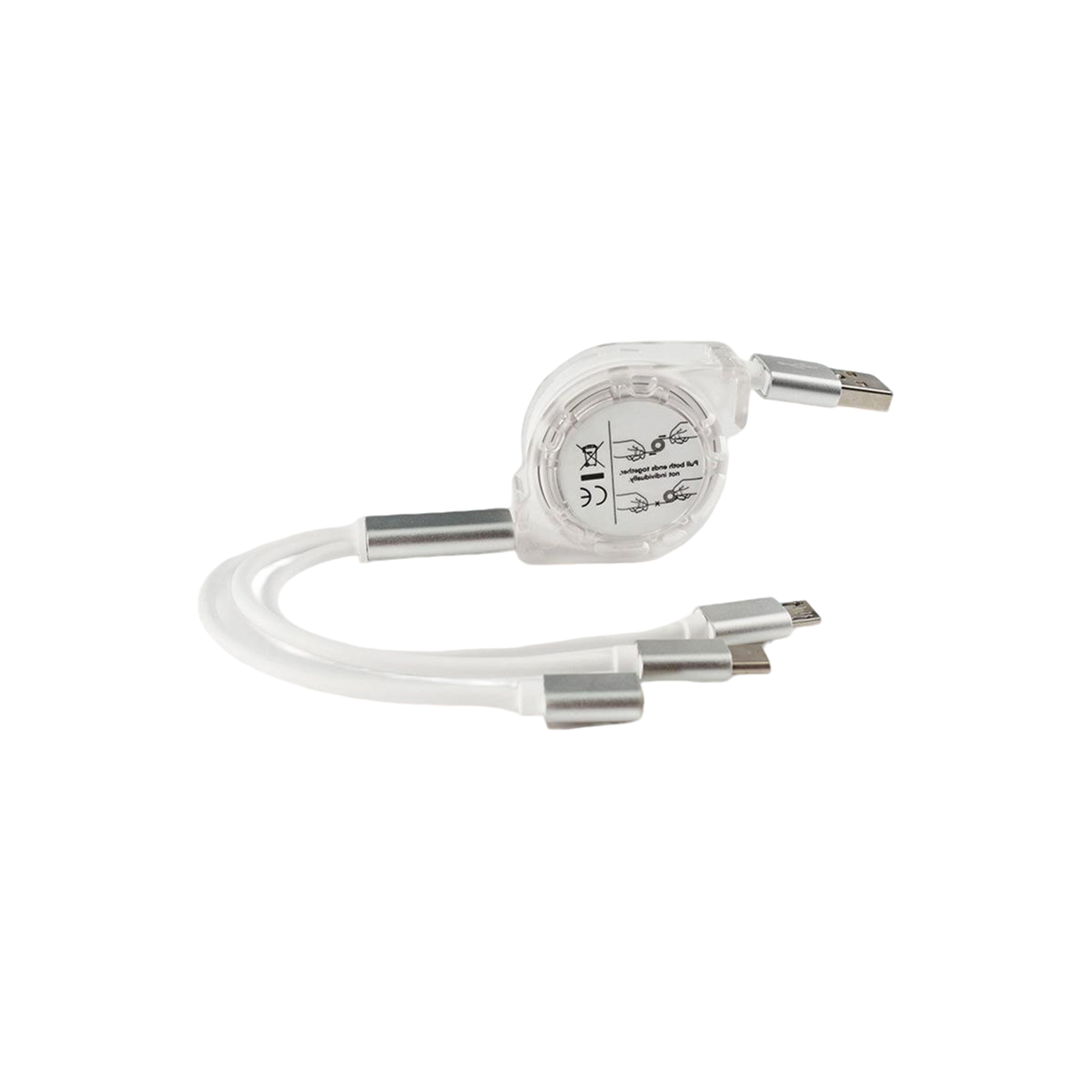Three In One Retractable Charging Cable 8