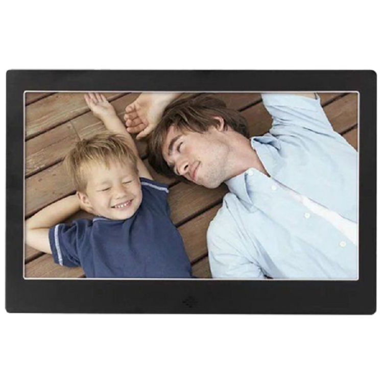 7" LCD Digital Photo Frame W/Brushed Metal Finish 9