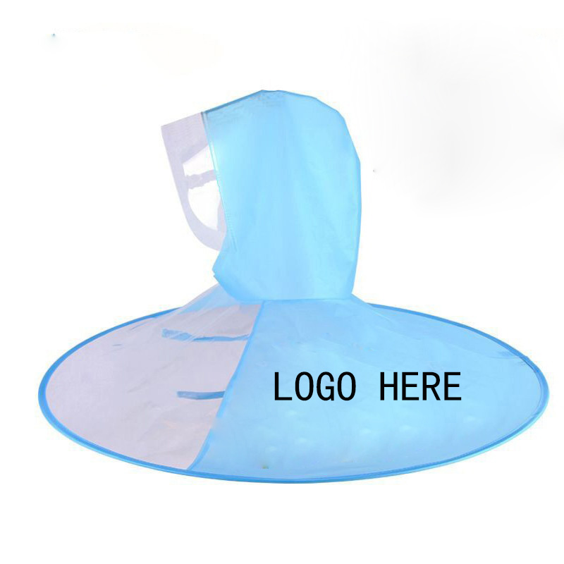 Foldable Children UFO Hat Raincoat 2