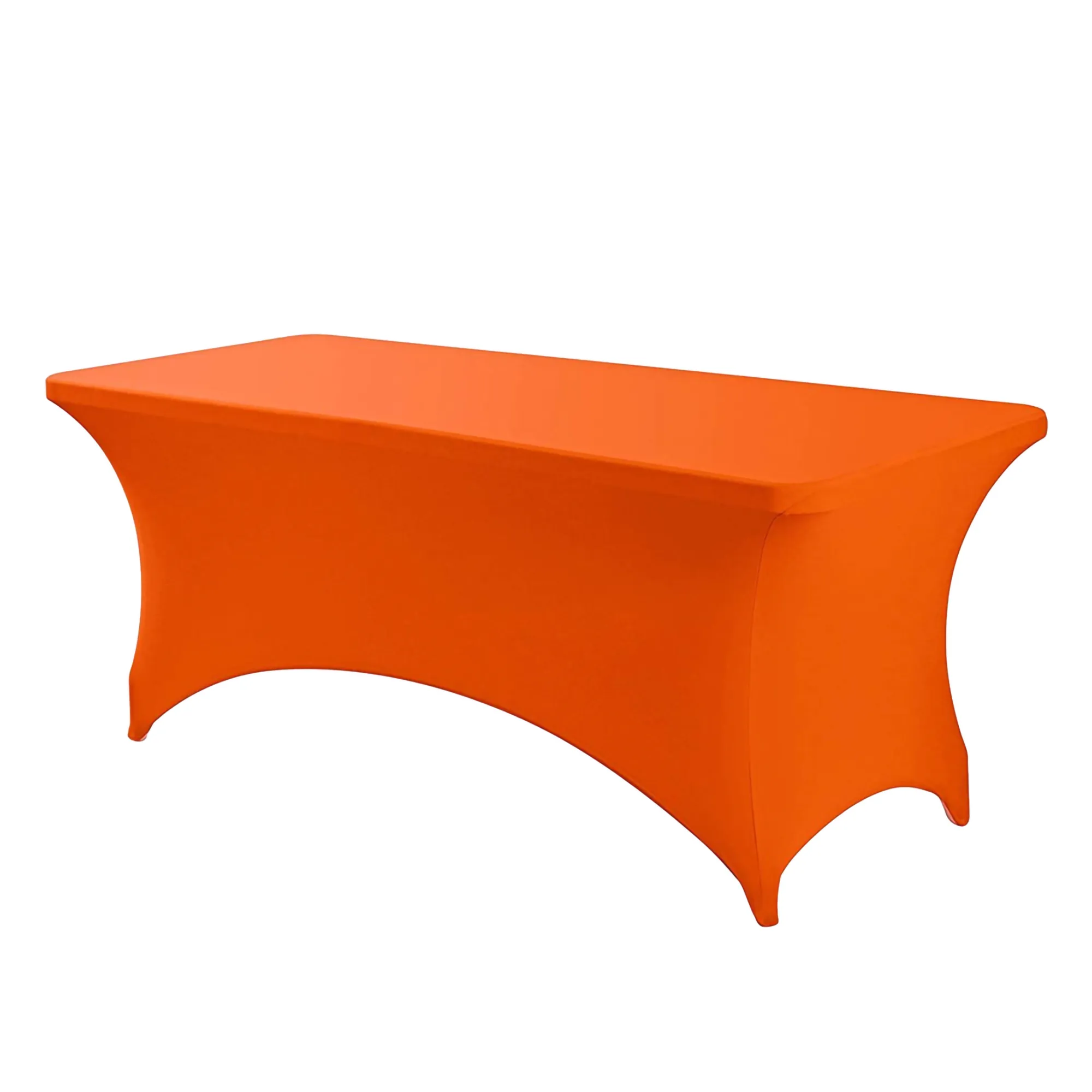 MOQ 1PCS 6FT Full Color Stretch Polyester Table Cover 2