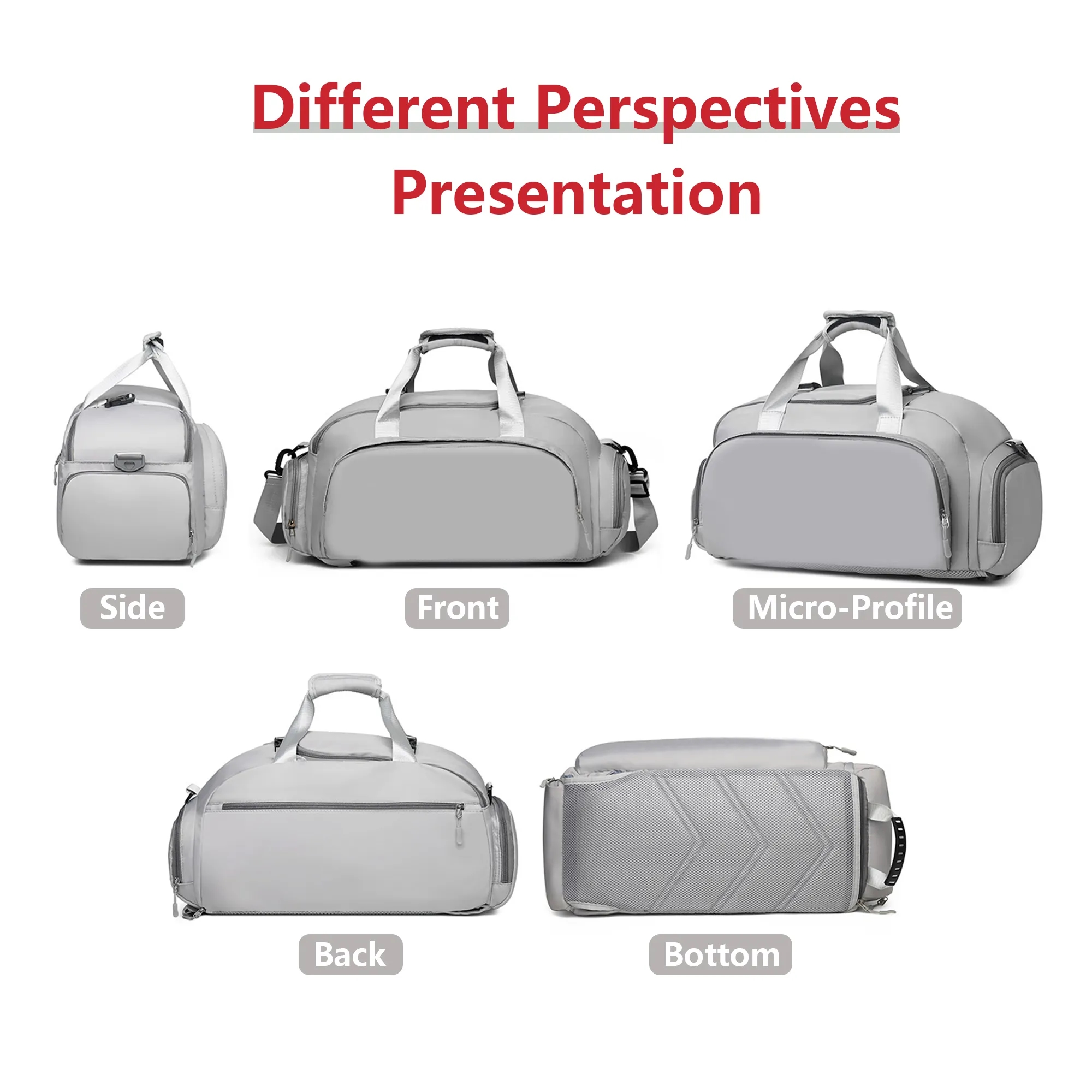 Dry-Wet Backpack With Shoe Compartment Free Shipping 8