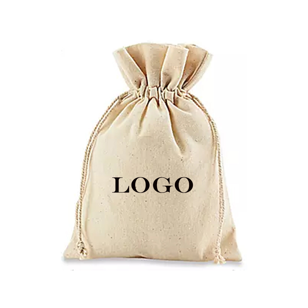 5" x 7" Deluxe Natural Cotton Pouch. 2