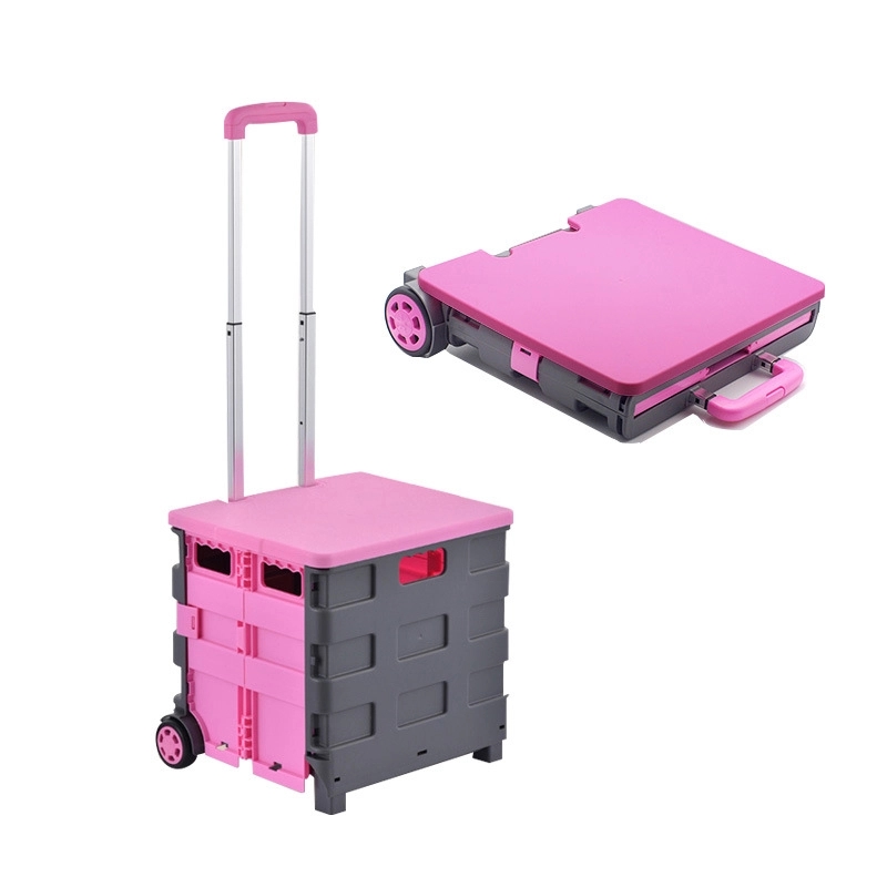 Plastic Folding Shopping Carts 65L 5