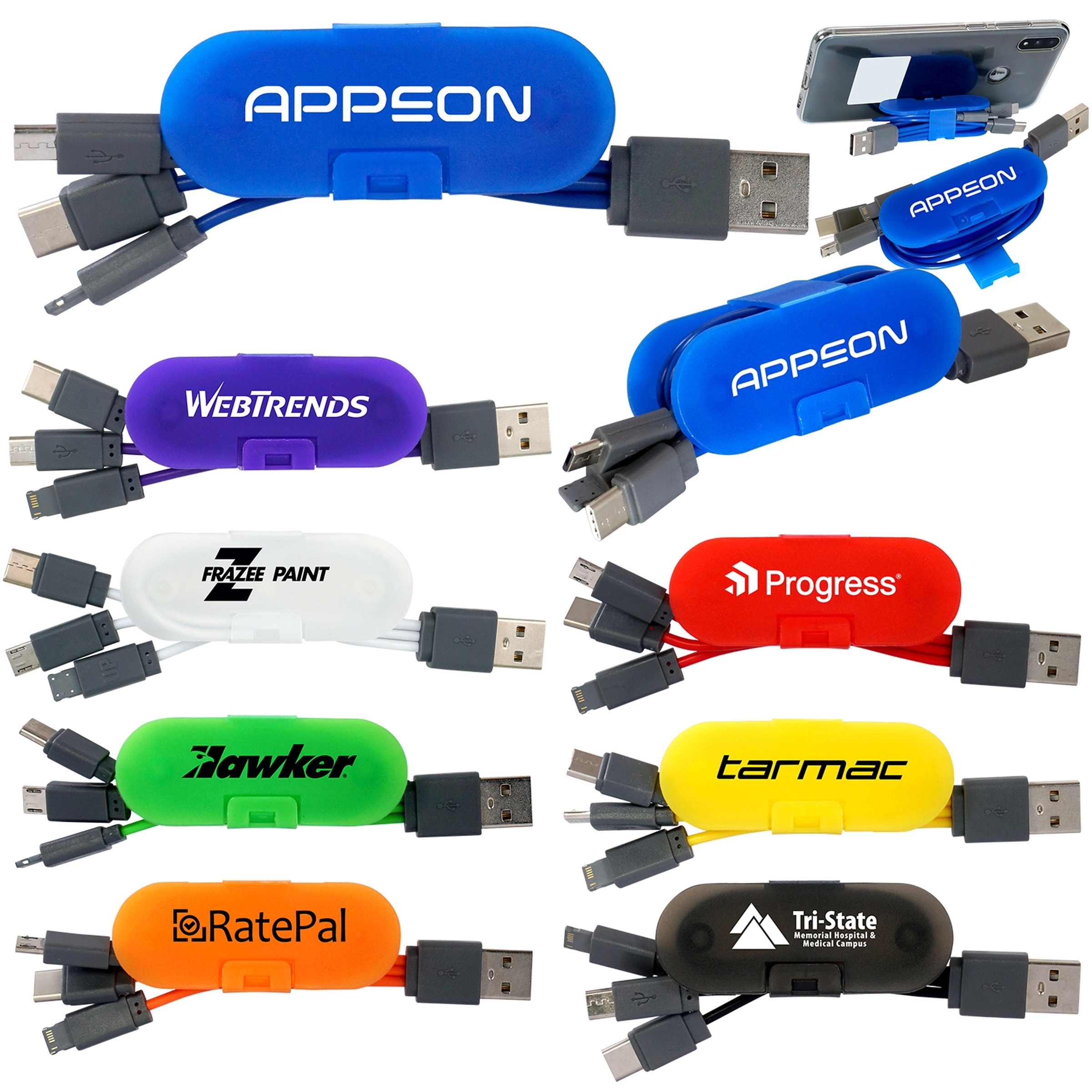 Cable Wrap Phone Stand