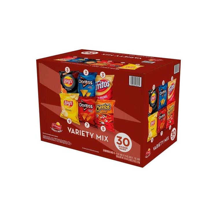Frito Lay Chips - Classic Mix 1.50 oz 30 Pack